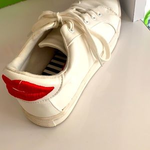 Betsey Johnson lip sneakers